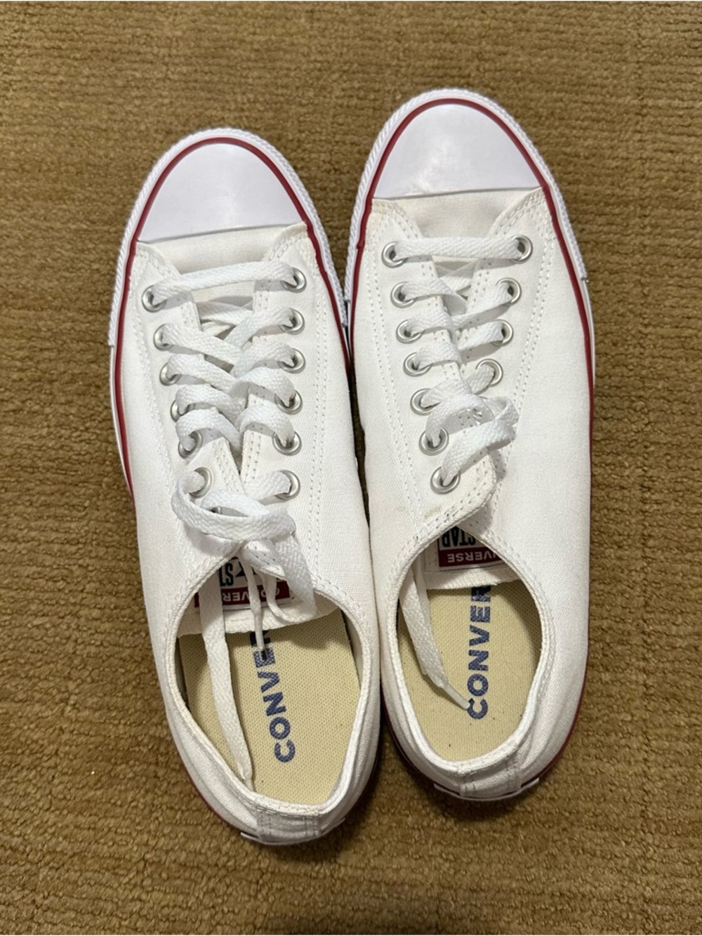 Converse Chuck Taylor All Star Low Top Sneakers White Mens 9 Womens 11